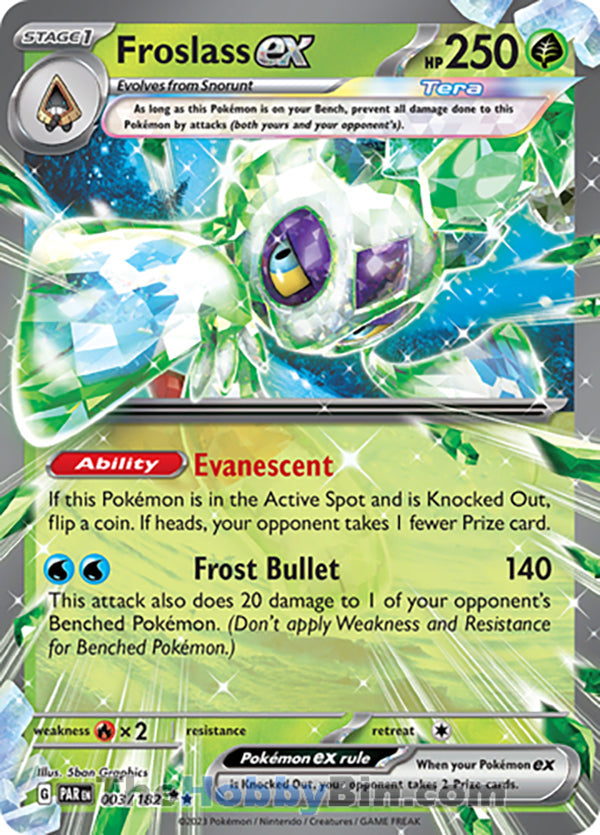 0003 Froslass ex Double Rare Paradox Rift