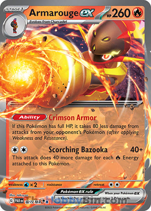 0027 Armarouge ex Double Rare Paradox Rift