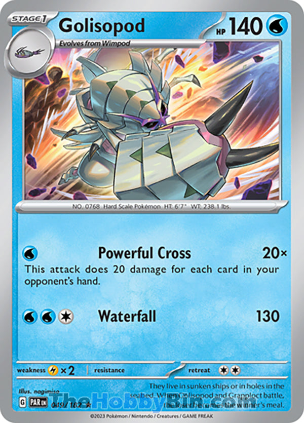 Golisopod #49/182 Rare - Paradox Rift Pokemon card