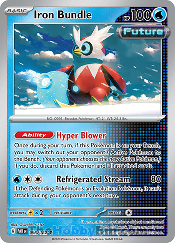 Iron Bundle #56/182 Uncommon - Paradox Rift Pokemon card