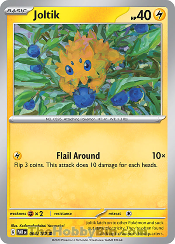 Joltik #64/182 Common - Paradox Rift Pokemon card