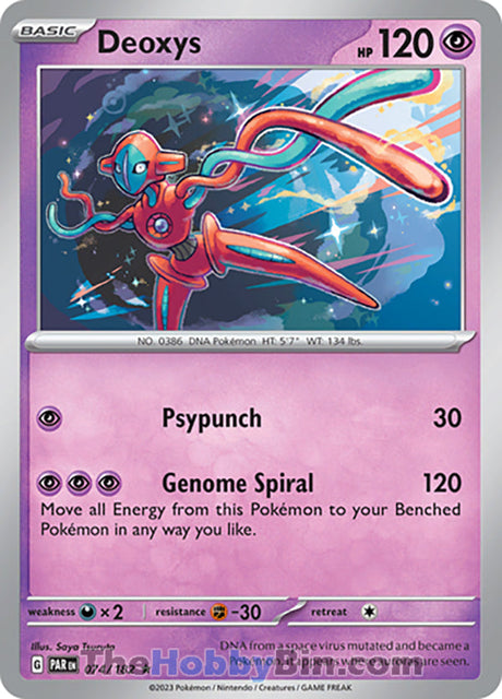 Deoxys Paradox Rift Rare #074/182