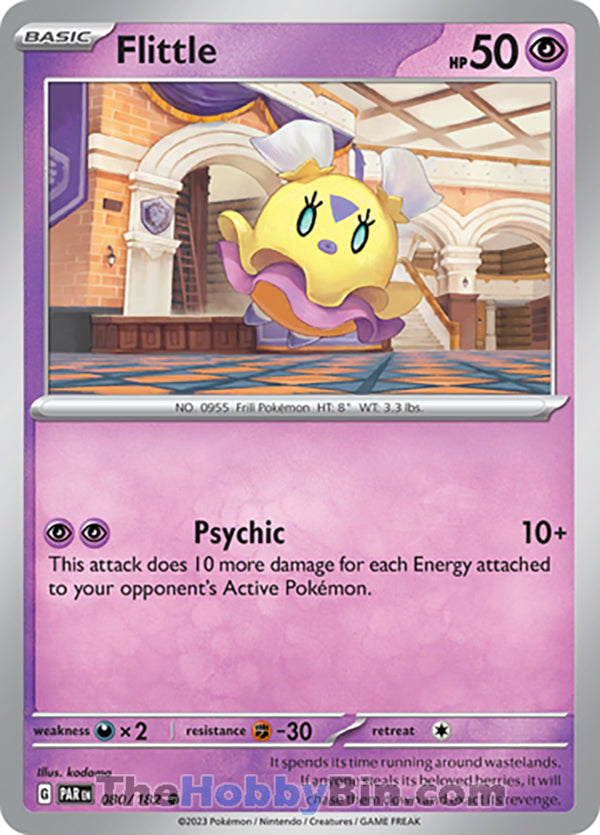 Flittle #80/182 Common - Paradox Rift Pokemon card