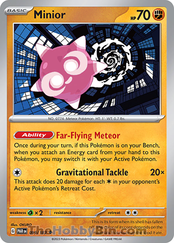 Minior #99/182 Uncommon - Paradox Rift Pokemon card