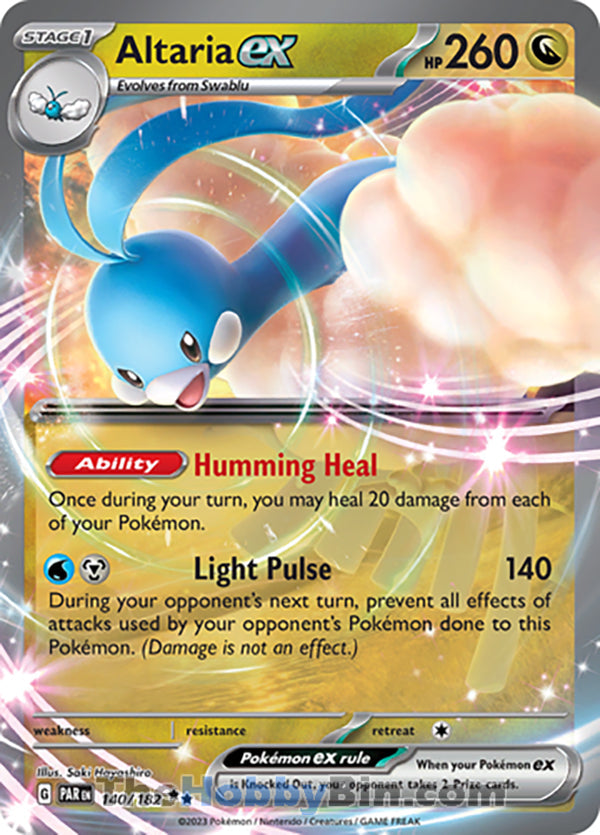 Altaria ex #140/182 Double Rare - Paradox Rift Pokemon card