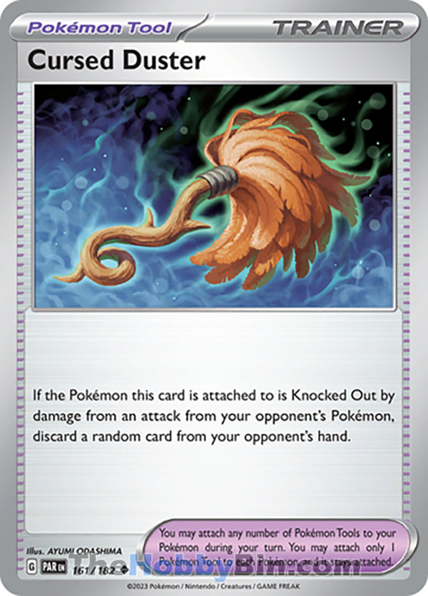 Cursed Duster #161/182 Uncommon - Paradox Rift Pokemon card