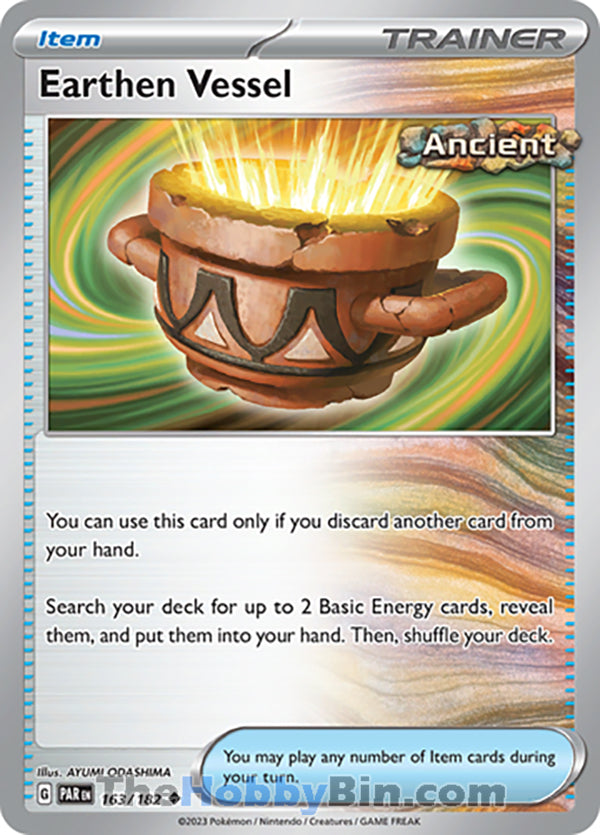 Earthen Vessel #163/182 Uncommon - Paradox Rift Pokemon card