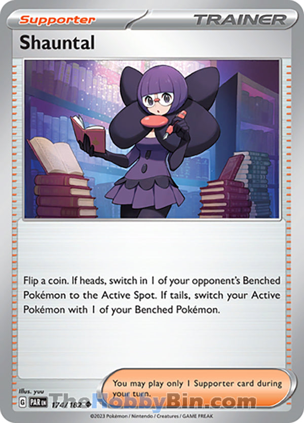 Shauntal #174/182 Uncommon - Paradox Rift Pokemon card