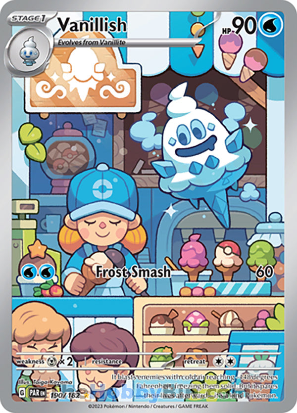 0190 Vanillish Illustration Rare Paradox Rift