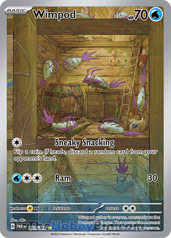 Wimpod #191/182 Illustration Rare - Paradox Rift Pokemon card