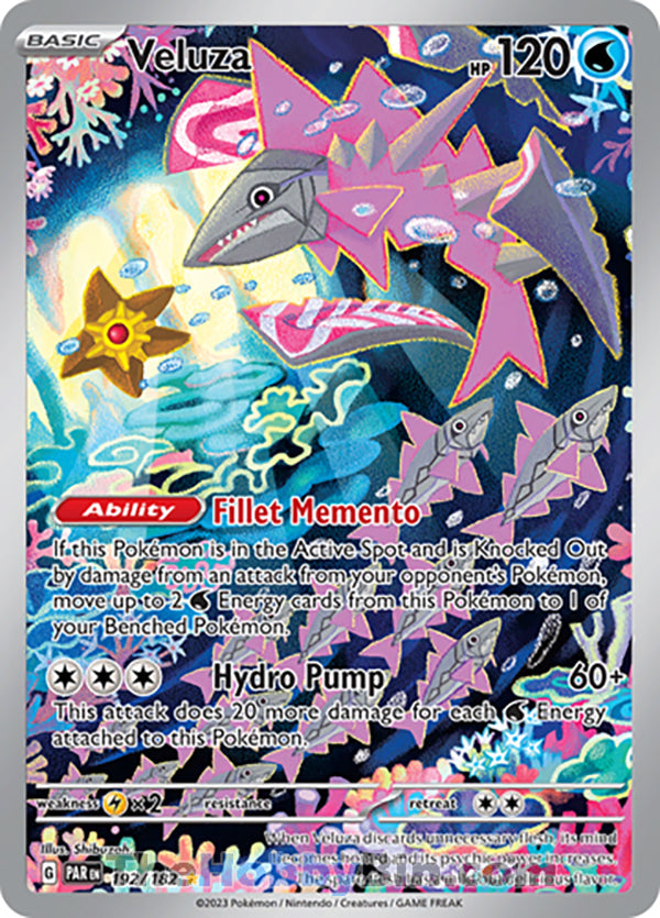 Veluza #192/182 Illustration Rare - Paradox Rift Pokemon card
