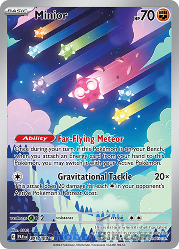 Minior #201/182 Illustration Rare - Paradox Rift Pokemon card