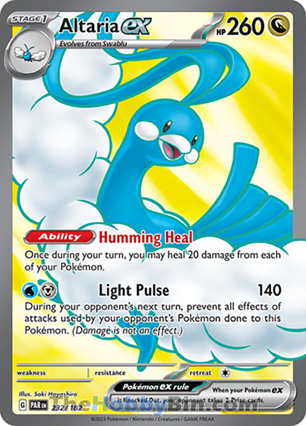 Altaria ex #232/182 Ultra Rare - Paradox Rift Pokemon card