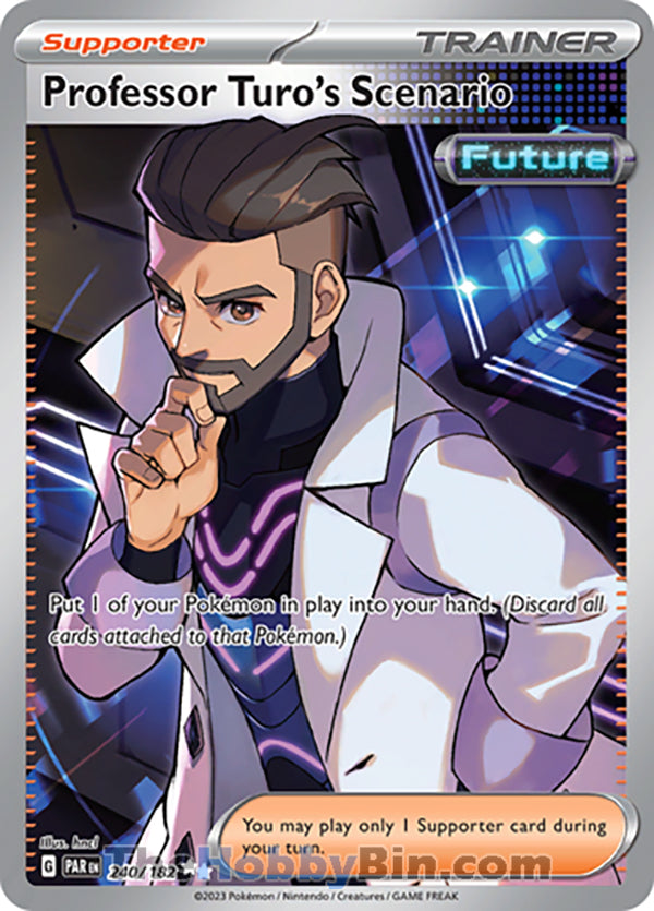 Professor Turo's Scenario #240/182 Ultra Rare - Paradox Rift Pokemon card