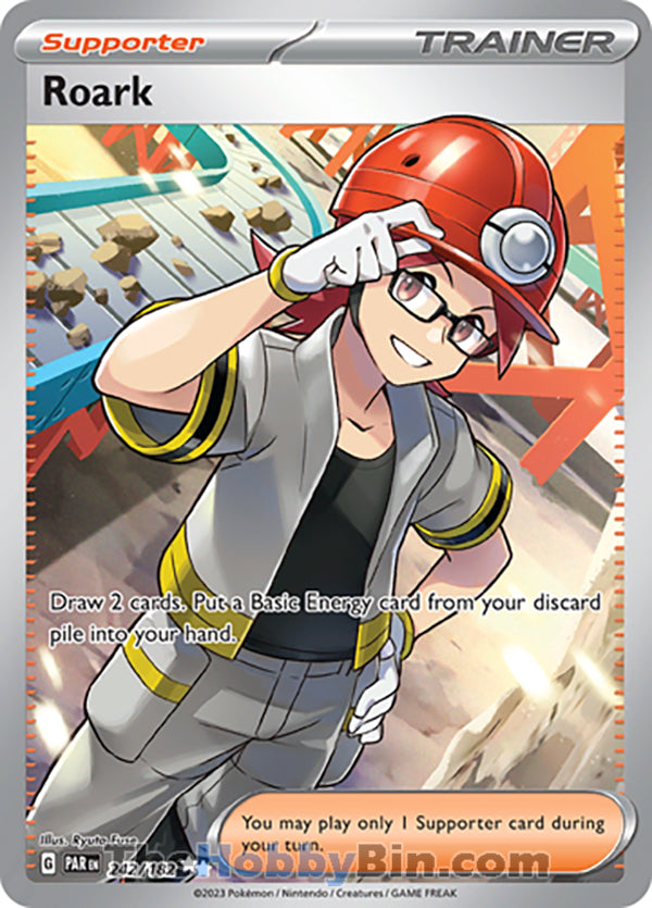 Roark #242/182 Ultra Rare - Paradox Rift Pokemon card