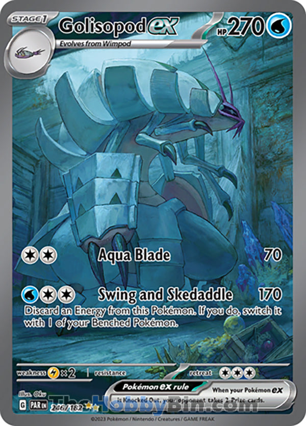 Golisopod ex #246/182 Special Illustration Rare - Paradox Rift Pokemon card