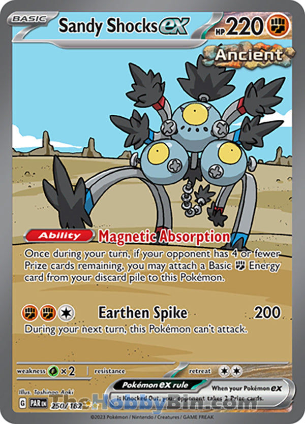 Sandy Shocks ex #250/182 Special Illustration Rare - Paradox Rift Pokemon card