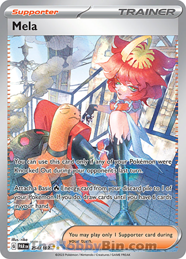 Mela #254/182 Special Illustration Rare - Paradox Rift Pokemon card