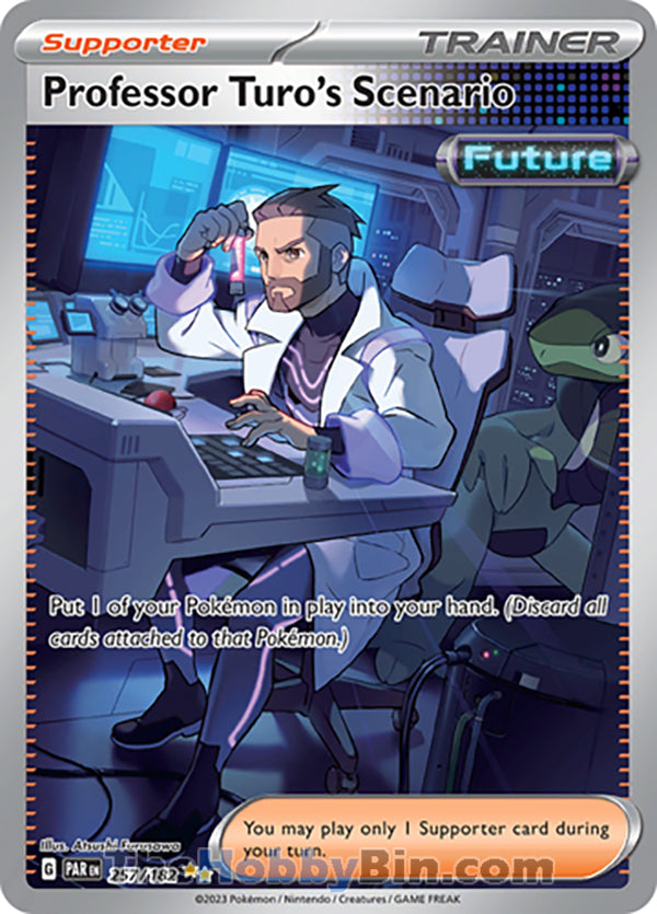 Professor Turo's Scenario #257/182 Special Illustration Rare - Paradox Rift Pokemon card