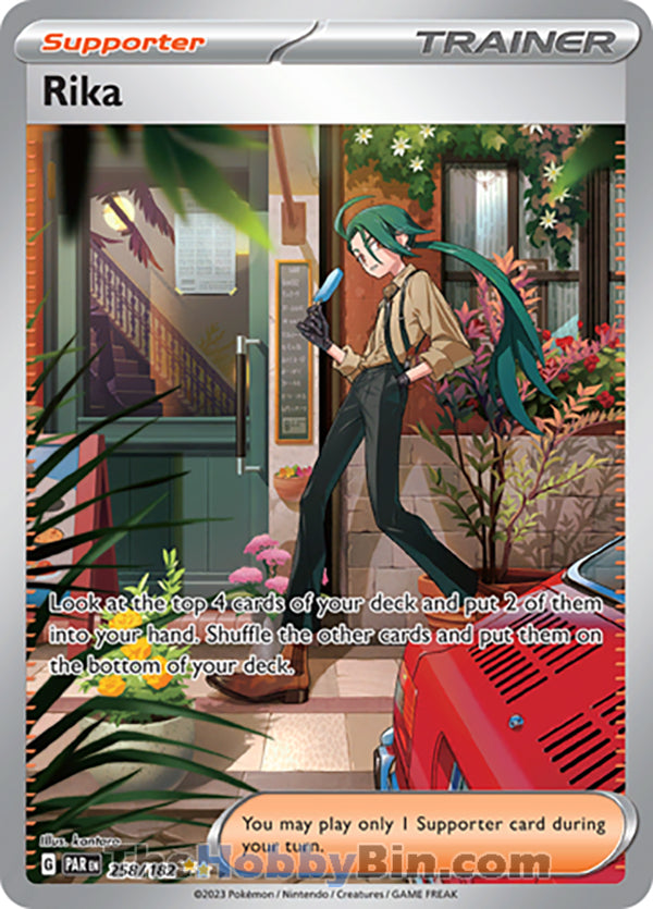 Rika Paradox Rift Special Illustration Rare #258/182 – The Hobby Bin