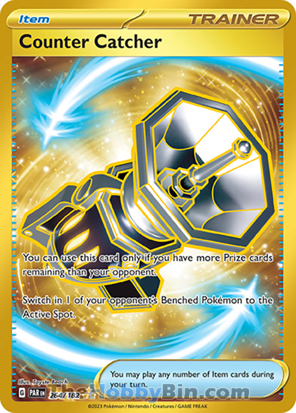 Counter Catcher #264/182 Hyper Rare - Paradox Rift Pokemon card