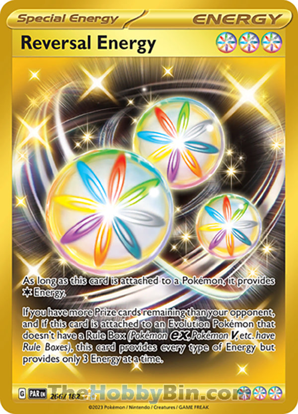 Reversal Energy #266/182 Hyper Rare - Paradox Rift Pokemon card