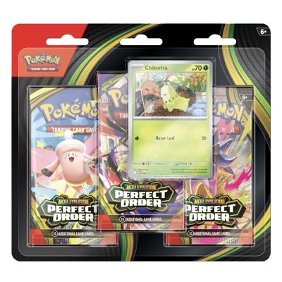 Perfect Order 3 Pack Blister Chikorita Promo