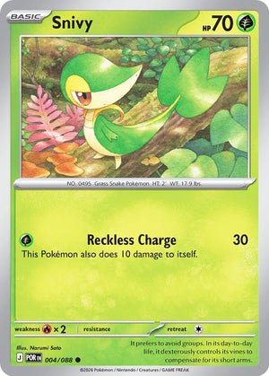 0004 Snivy Common Perfect Order