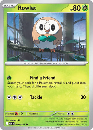 0010 Rowlet Common Perfect Order