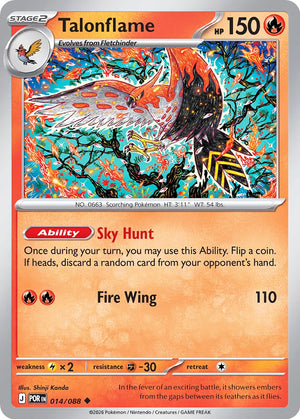 0014 Talonflame Uncommon Perfect Order
