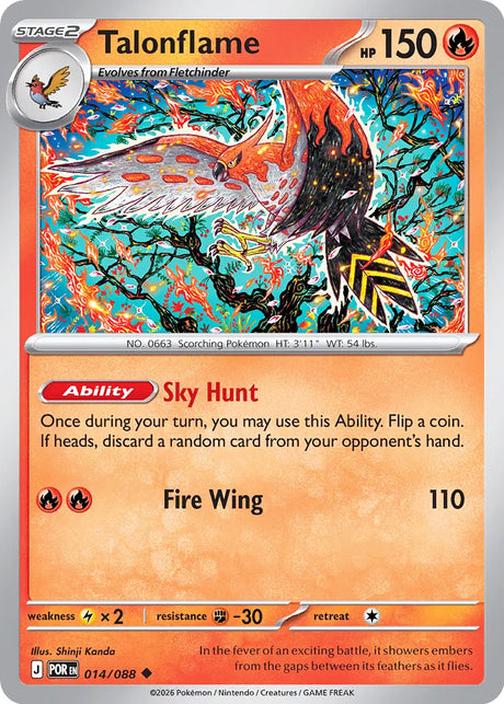 0014 Talonflame Uncommon Perfect Order