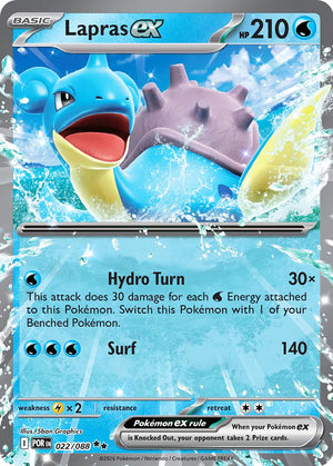 0022 Lapras ex Double Rare Perfect Order