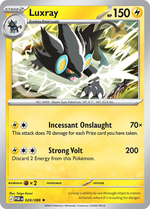 0028 Luxray Rare Perfect Order