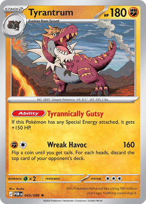 0045 Tyrantrum Rare Perfect Order
