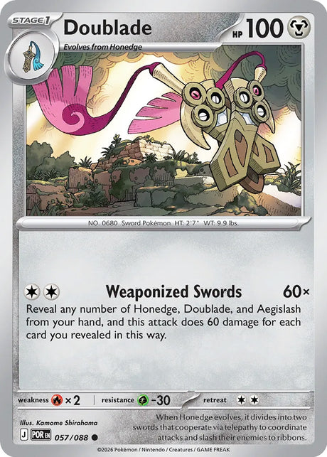 0057 Doublade Common Perfect Order