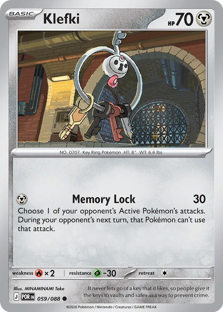 0059 Klefki Common Perfect Order