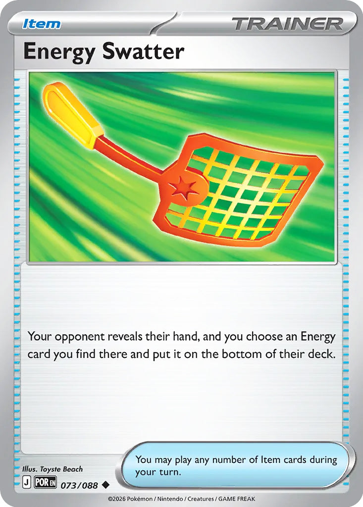 0073 Energy Swatter Uncommon Perfect Order
