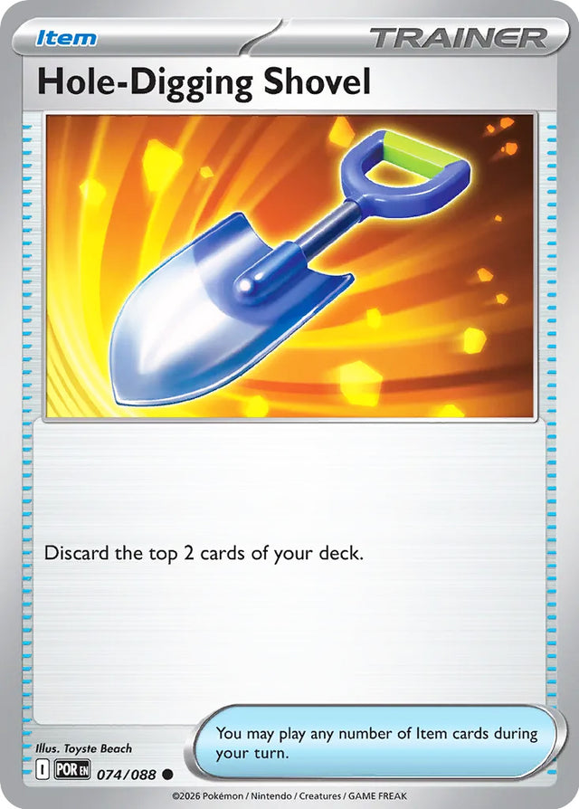 0074 Hole-Digging Shovel Common Perfect Order