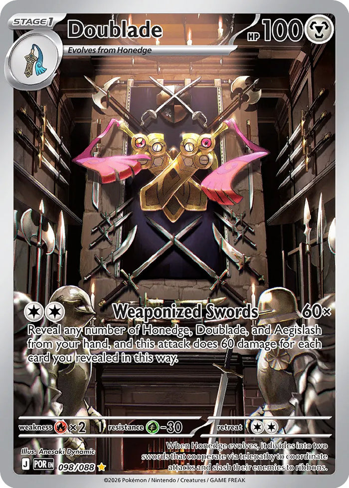 0098 Doublade Illustration Rare Perfect Order