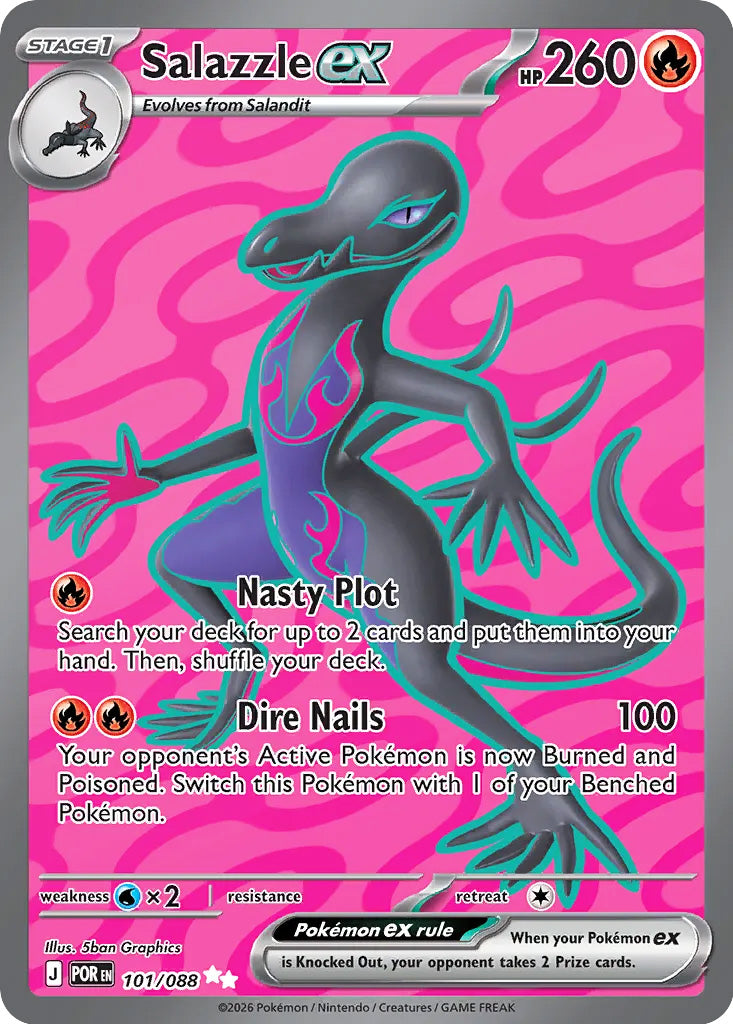 0101 Salazzle ex Ultra Rare Perfect Order