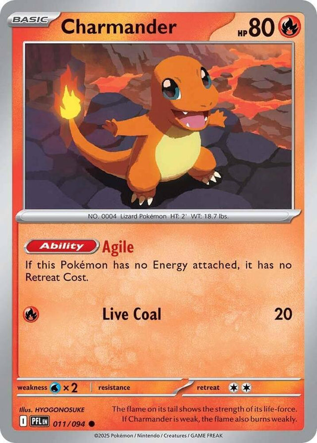 Charmander Phantasmal Flames Common #011