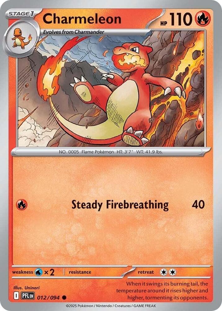 Charmeleon Phantasmal Flames Common #012