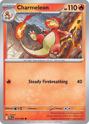 0012 Charmeleon Common Phantasmal Flames