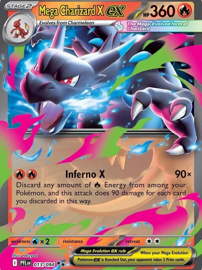 Mega Charizard X ex RR #013