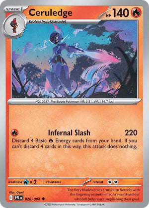 0020 Ceruledge Uncommon Phantasmal Flames