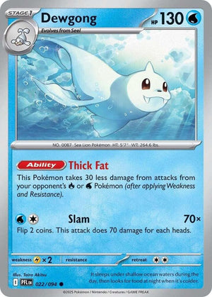 0022 Dewgong Common Phantasmal Flames