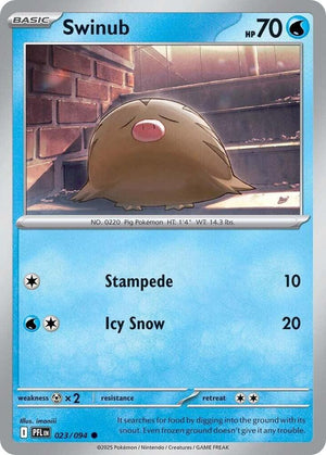0023 Swinub Common Phantasmal Flames