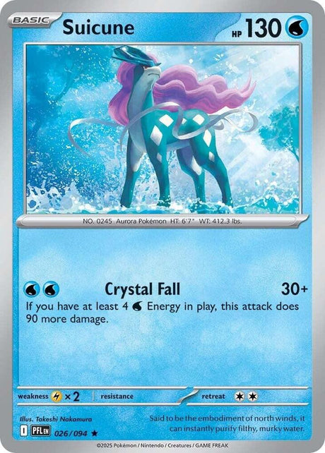 Suicune Phantasmal Flames Rare #026