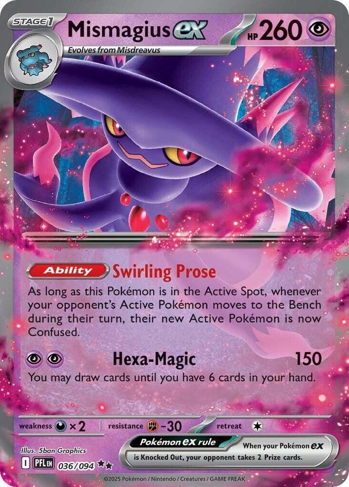 Mismagius ex Phantasmal Flames Double Rare #036