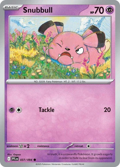 Snubbull Phantasmal Flames Common #037